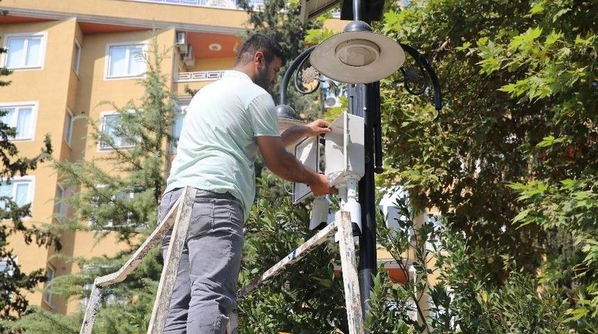 Haliliye&rsquo;deki Parklar G&uuml;venlik Kameralarıyla Donatılıyor