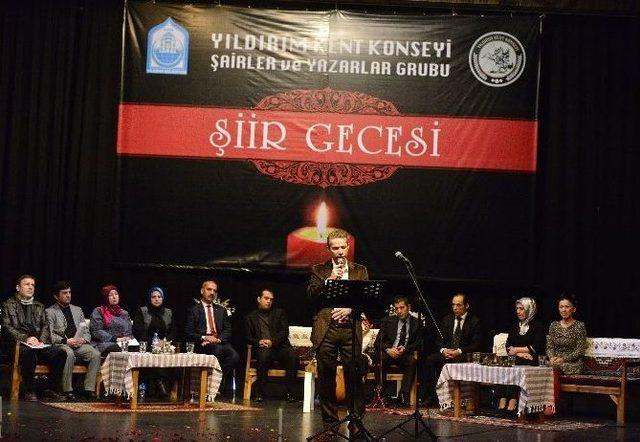 Yıldırım Kent Konseyi’nden Şiir Dolu Gece