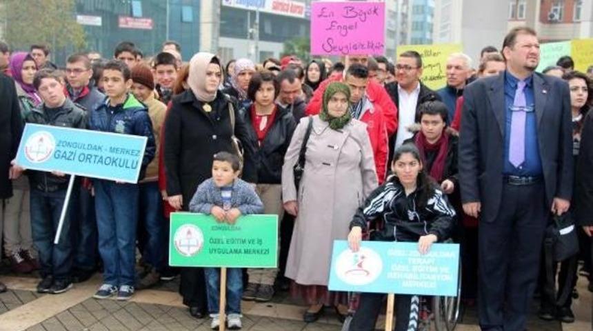 Sakatlar derneği başkanı, r&ouml;tarlı konuşabildi