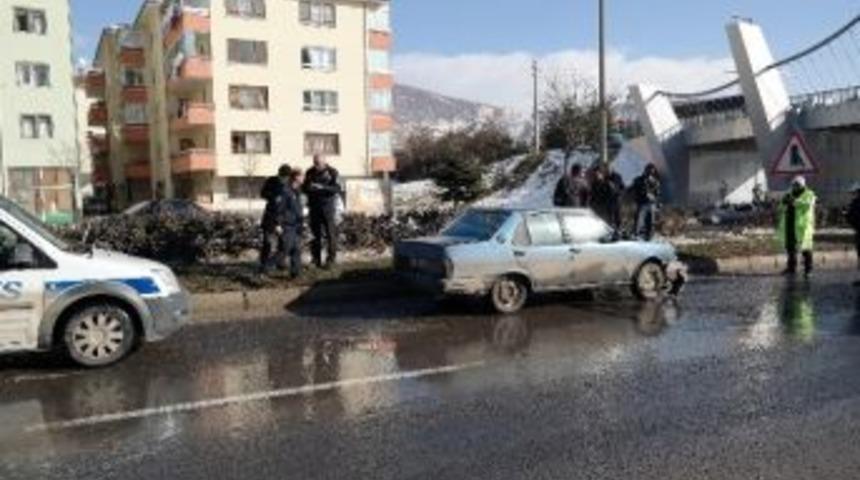 Kızılcahamam&rsquo;da Trafik Kazası: 1 Yaralı