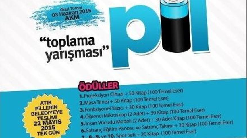 Okullar Arası Atık Pil Ve Bitkisel Yağ Toplama Yarışmalarında Yeni D&ouml;nem Başladı