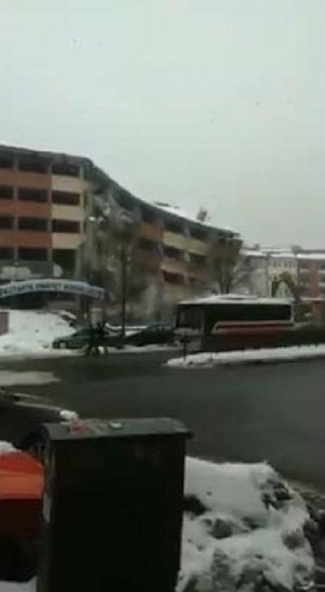 K&uuml;tahya Emniyet M&uuml;d&uuml;rl&uuml;ğ&uuml; Eski Binası  emniyetsiz  Yıkıldı 1