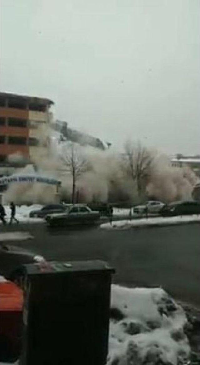 K&uuml;tahya Emniyet M&uuml;d&uuml;rl&uuml;ğ&uuml; Eski Binası  emniyetsiz  Yıkıldı 2