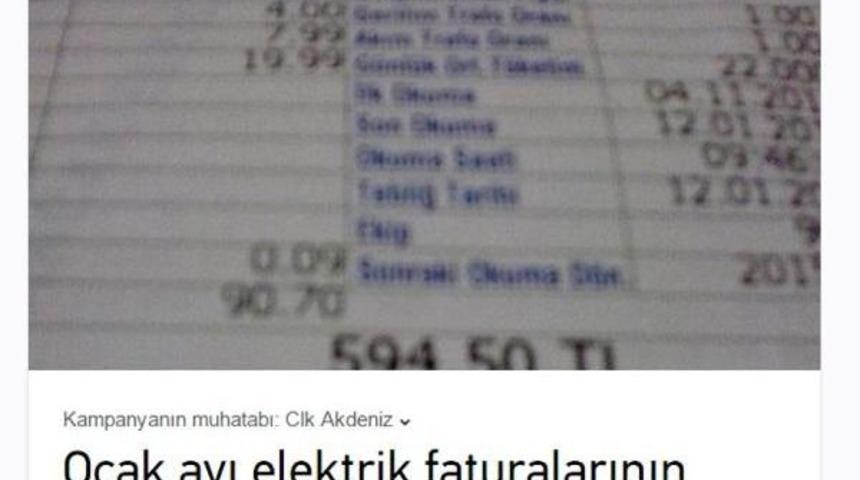 Elektrik Şirketinin Gecikmeli Faturası Vatandaşı Kızdırdı