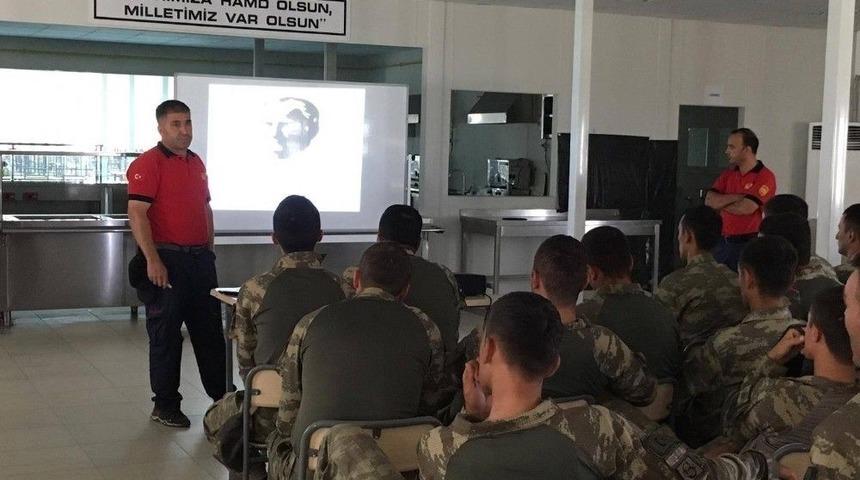 İtfaiye Müdürlüğü Ekipleri Eğitimler Devam Ediyor