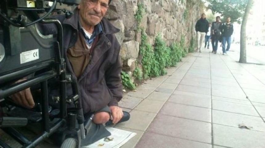 (&ouml;zel Haber) Engelliler G&uuml;n&uuml;nde Dilenen Engelli Y&uuml;rek Dağladı
