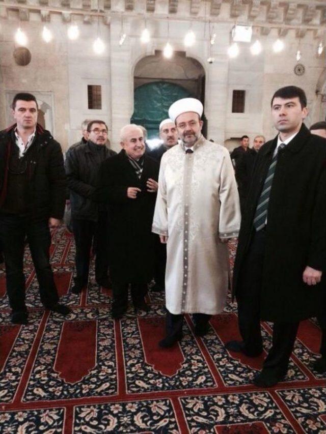 Diyanet İşleri Başkanı Görmez'in, Selimiye'de Cuma Hutbesi