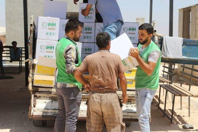 Dera Ve Kuneytra’dan Tahliye Edilen Ailelere İnsani Yardım