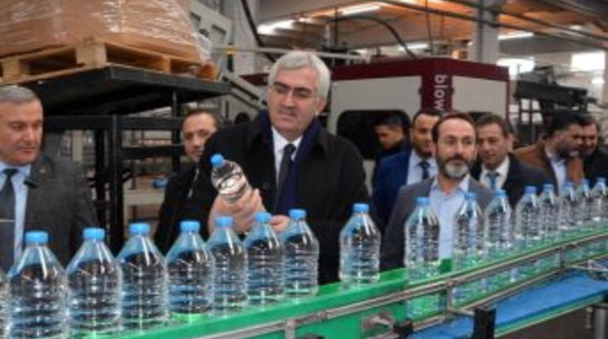 Ak Parti Erzurum İl Başkanı &Ouml;z, Desni Su Tesislerini Gezdi