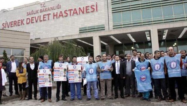 Siverek te hasta yakını doktoru darp etti 1