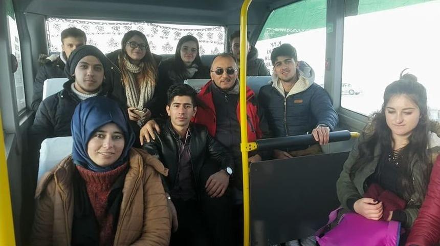 Belediyeden Kayakseverlere &Uuml;cretsiz Ulaşım Hizmeti