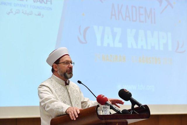 Diyanet İşleri Başkanı Erbaş: 