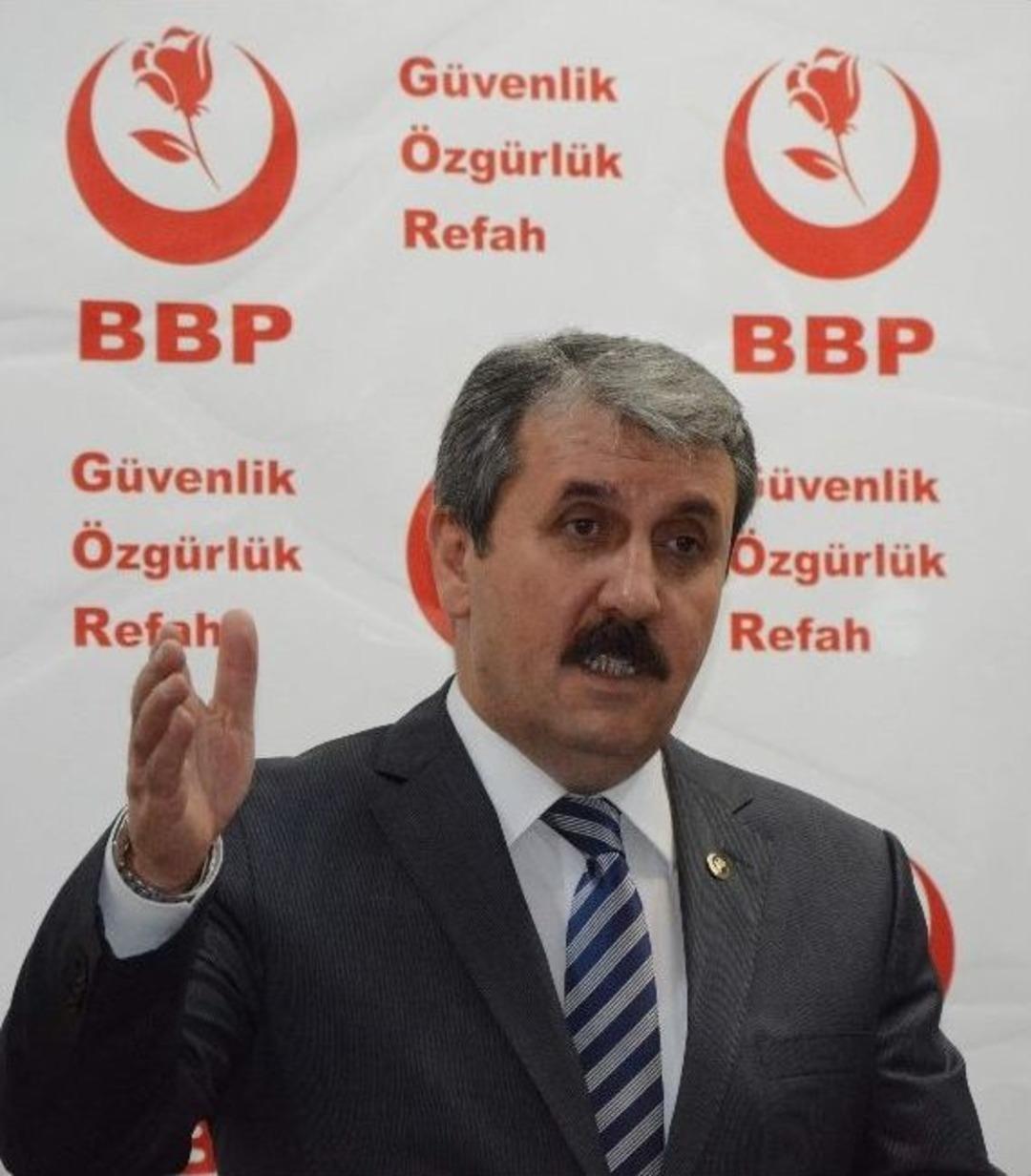Bbp Genel Başkanı Destici Engellilerle Biraraya Geldi