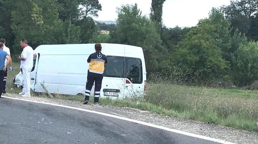 Edirne&rsquo;de Trafik Kazası: 2 Yaralı