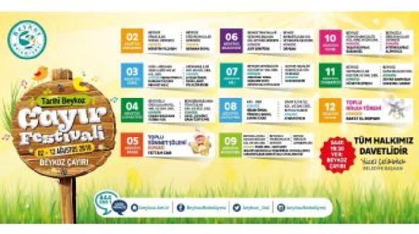 Tarihi Beykoz Çayır Festivali Başlıyor