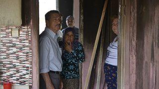 Tepebaşı Belediyesinden Evi Yanan Aileye Yardım Eli