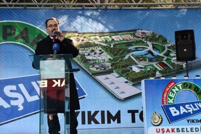 Uşak&rsquo;ta Kent Park&rsquo;ta İlk Yıkım Ger&ccedil;ekleşti 3