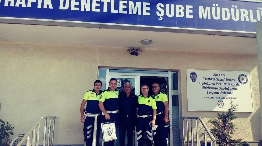 Şehit Babasından Trafik Denetleme Şube Müdürlüğünden Ziyaret