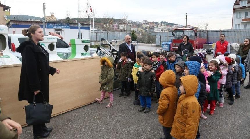 Anaokulu &Ouml;ğrencilerine &Ccedil;evre Bilinci Aşılanıyor