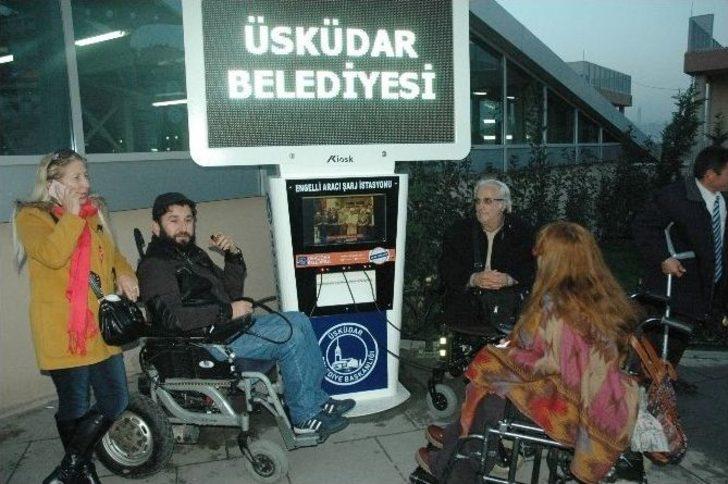 Üsküdar Belediyesi Engelli Aracı Sarj İstasyonu Kurdu G4