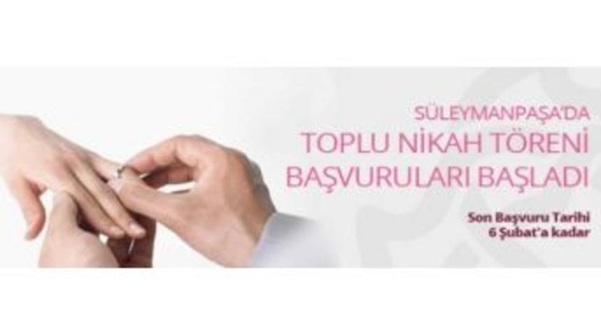 14 Şubat Sevgililer G&uuml;n&uuml;nde Tekirdağ&rsquo;da Toplu Nikah Ş&ouml;leni D&uuml;zenlenecek