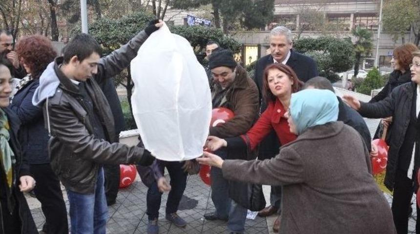 Zonguldaklı Engelliler Dilek Balonu U&ccedil;urdu