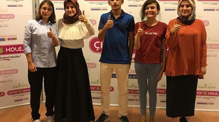 Yks T&uuml;rkiye 5.si &Ccedil;ınar Kolejinden