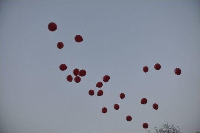 Zonguldaklı Engelliler Dilek Balonu Uçurdu