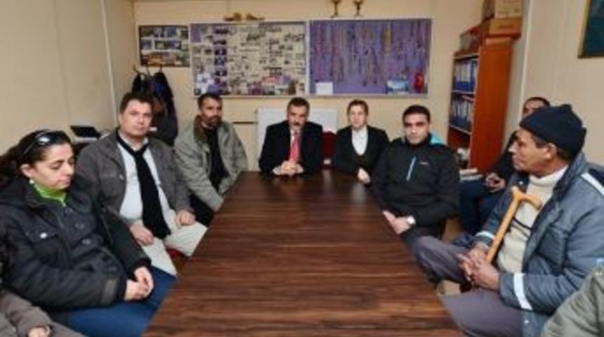 Tunceli Valisi Kaymak&rsquo;tan Engelliler Derneği&rsquo;ne Ziyaret