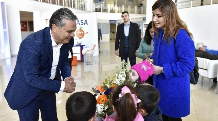 Başkan Uysal, Anaokulu &Ouml;ğrencilerini Ağırladı