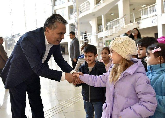 Başkan Uysal, Anaokulu Öğrencilerini Ağırladı