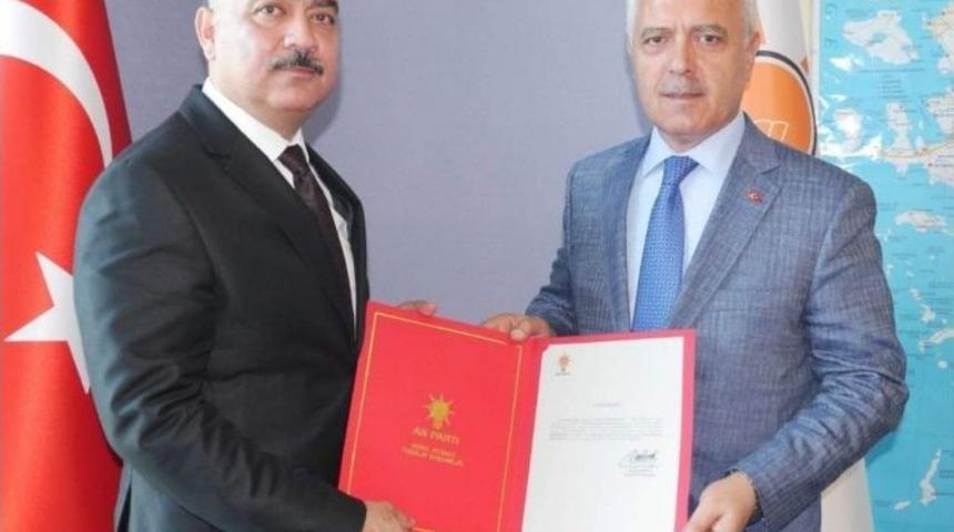 Ak Parti &Ccedil;aycuma İl&ccedil;e Başkanı Doğancı Mazbatasını Aldı
