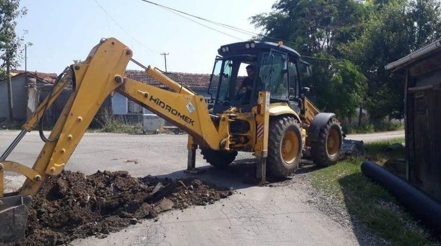 İnönü Belediyesi Üst Yapı Çalışmalarına Devam Ediyor
