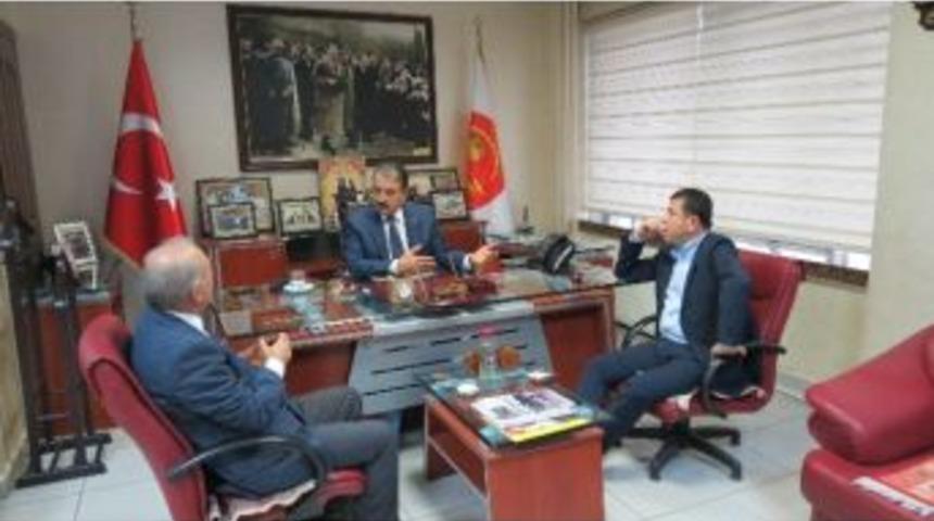 Ağbaba&rsquo;dan Mesob Başkanı Keskin&rsquo;e Ziyaret