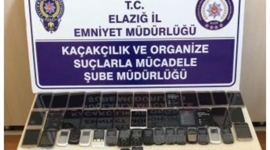 Elazığ’da 46 Adet Kaçak Telefon Ele Geçirildi