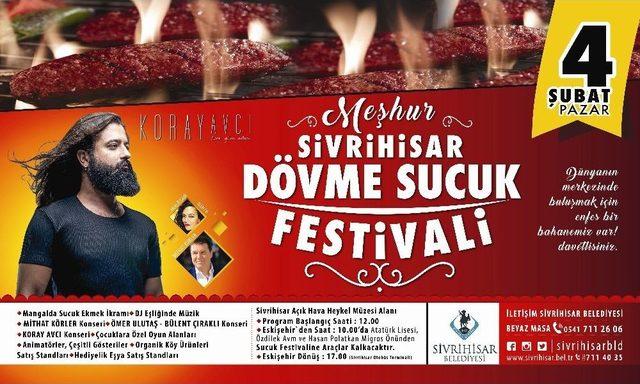 Haydi Sivrihisar Dövme Sucuğu Festivali’ne