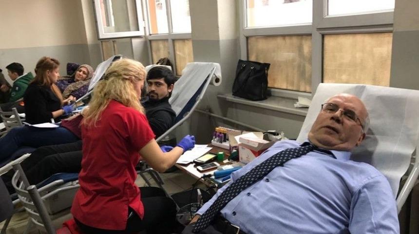 Yayla Ortaokuldan Kan Bağışı