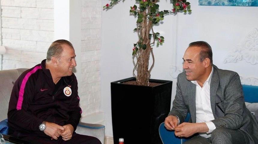 Başkan S&ouml;zl&uuml;&rsquo;den, Fatih Terim&rsquo;e "hayırlı Olsun" Ziyareti