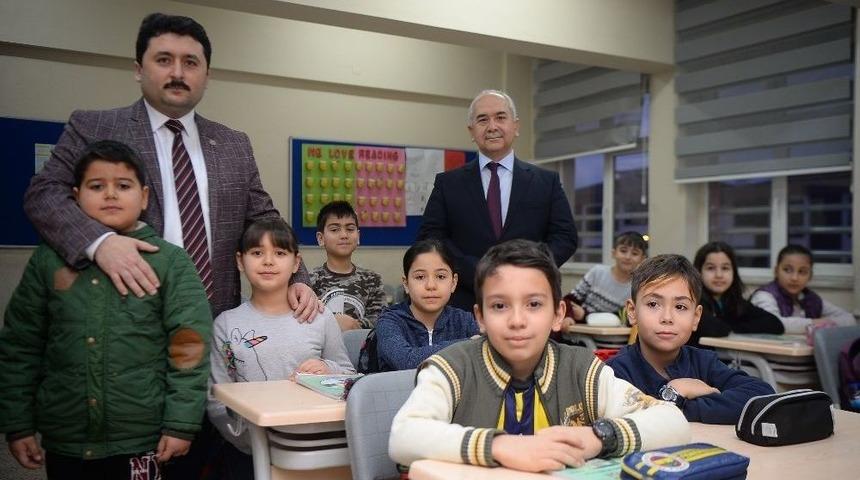 Başkan Avcı, Burhan Erdayı İlkokulunda