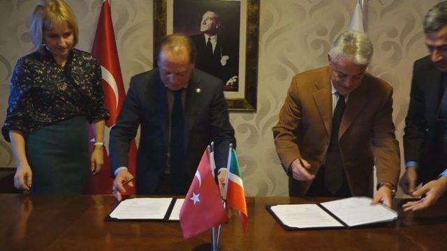 Tataristan Heyeti Marmaris’te İyi Niyet Protokolü İmzalandı