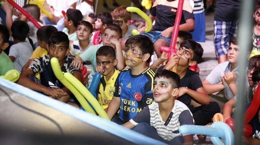 Konaklı Çocuklar Eğlenceye Doydu