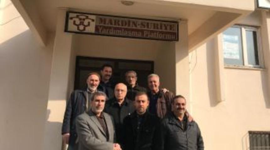 Mardin Suriye Yardımlaşma Platformunda N&ouml;bet Değişimi