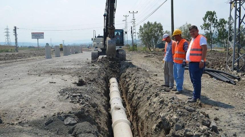 Saski, Tekkek&ouml;y&rsquo;deki Alt Yapı &Ccedil;alışmalarının Y&uuml;zde 85&rsquo;ini Tamamladı