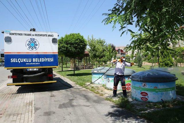 Selçuklu’da İlaçlama Çalışmaları Devam Ediyor