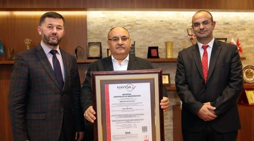 &Uuml;mraniye Belediyesi &lsquo;ıso 27001:2013 Bilgi G&uuml;venliği Y&ouml;netim Sistemi Sertifikası&rsquo;nı Aldı