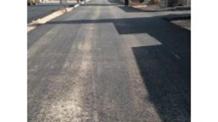 Dereboyu Caddesinin Asfaltı Tamamlandı