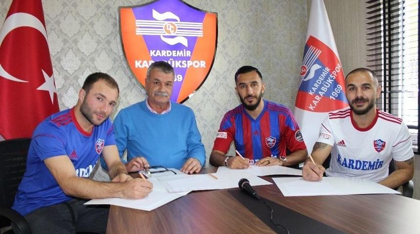 Karab&uuml;kspor, 3 Oyuncuyla Resmi S&ouml;zleşme İmzaladı