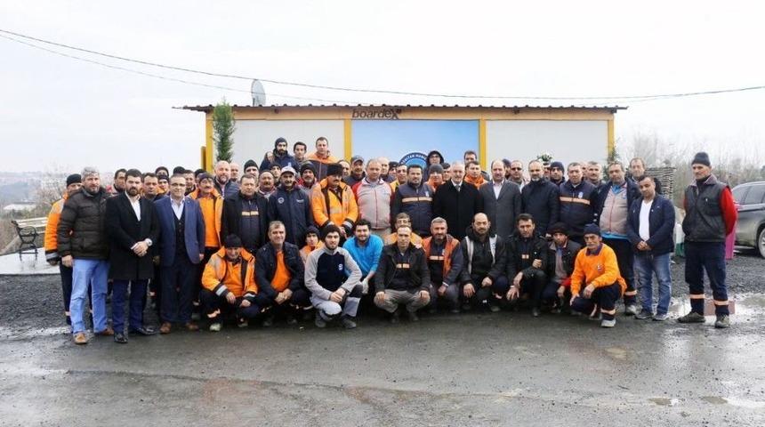 Başkan Remzi Aydın, Temizlik Personelini Ziyaret Etti