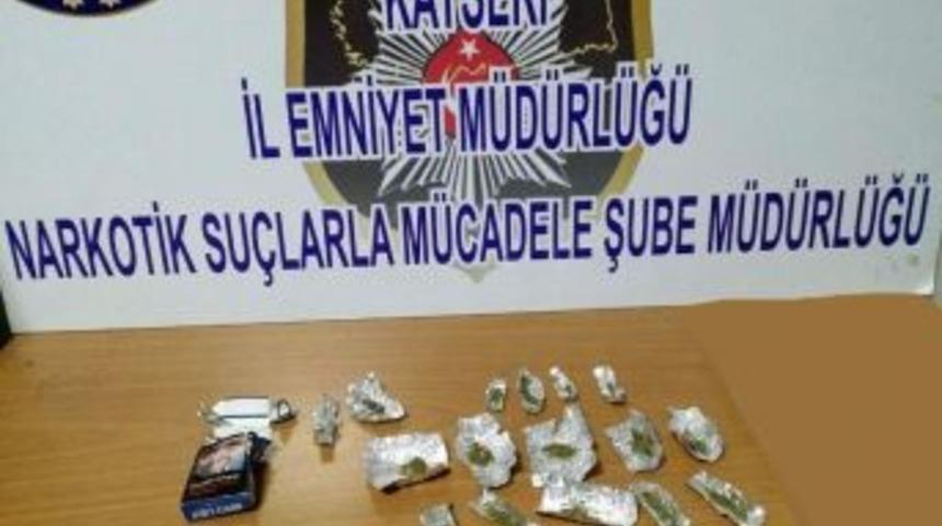 Kayseri’de Uyuşturucu Operasyonu