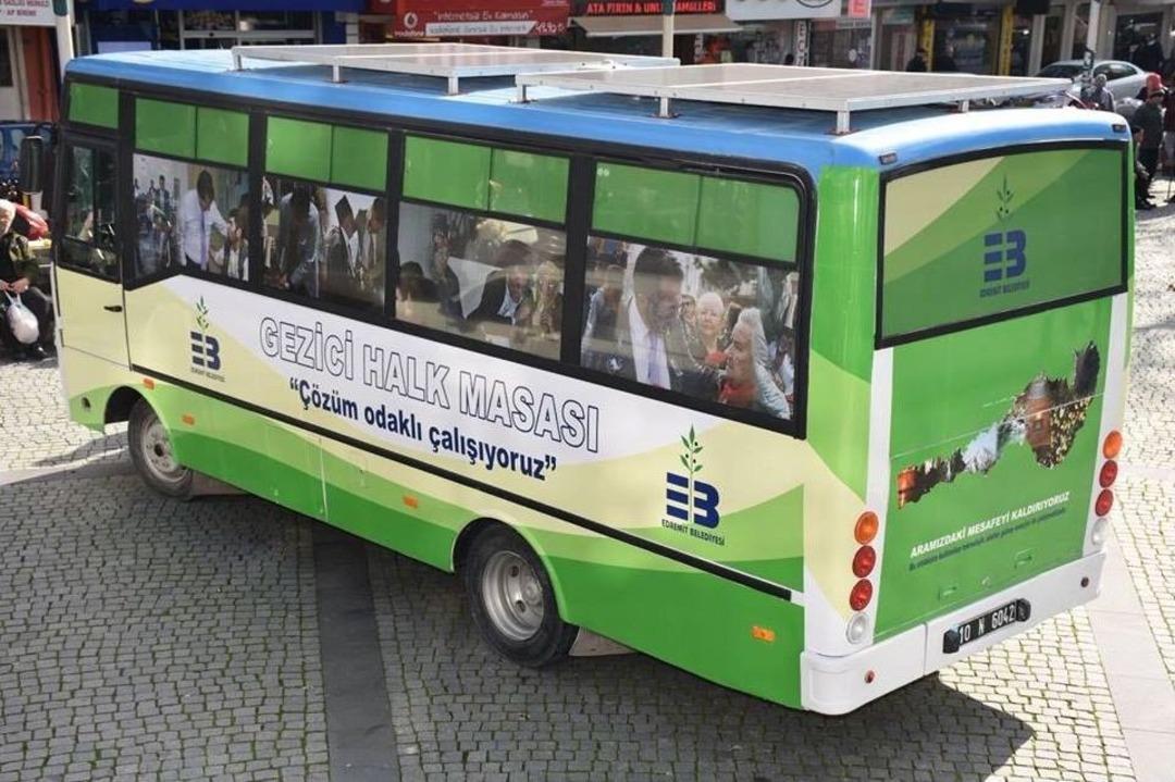 &Ccedil;evre Dostu Gezici Halk Masası Hizmete A&ccedil;ıldı